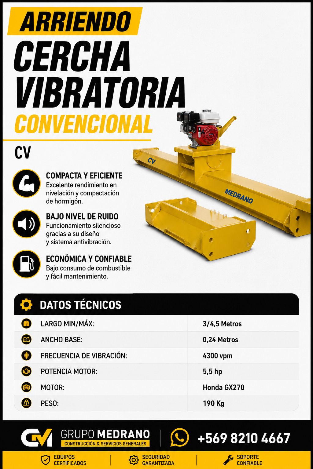 Cercha vibratoria
