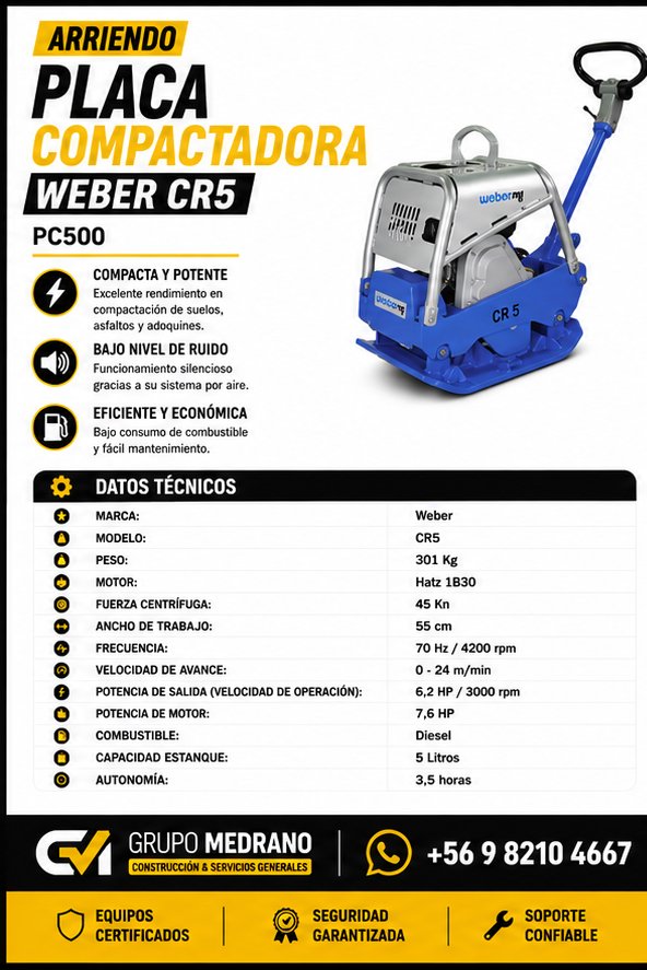 Placas compactadoras